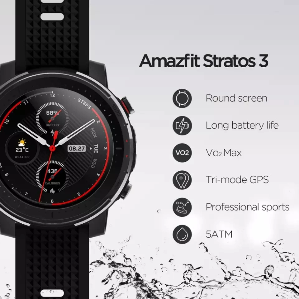 AMAZFIT STRATOS 3 KATEK Smartwatch Electronics