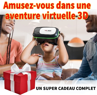 ✅ LE VR BOX- Lunettes de réalité Virtuel 3D 😍