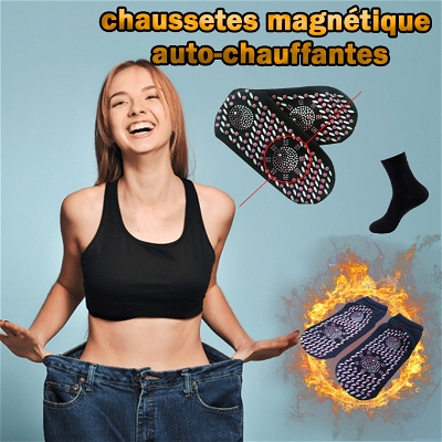 Chaussettes De Thérapie Magnétique Auto-chauffante