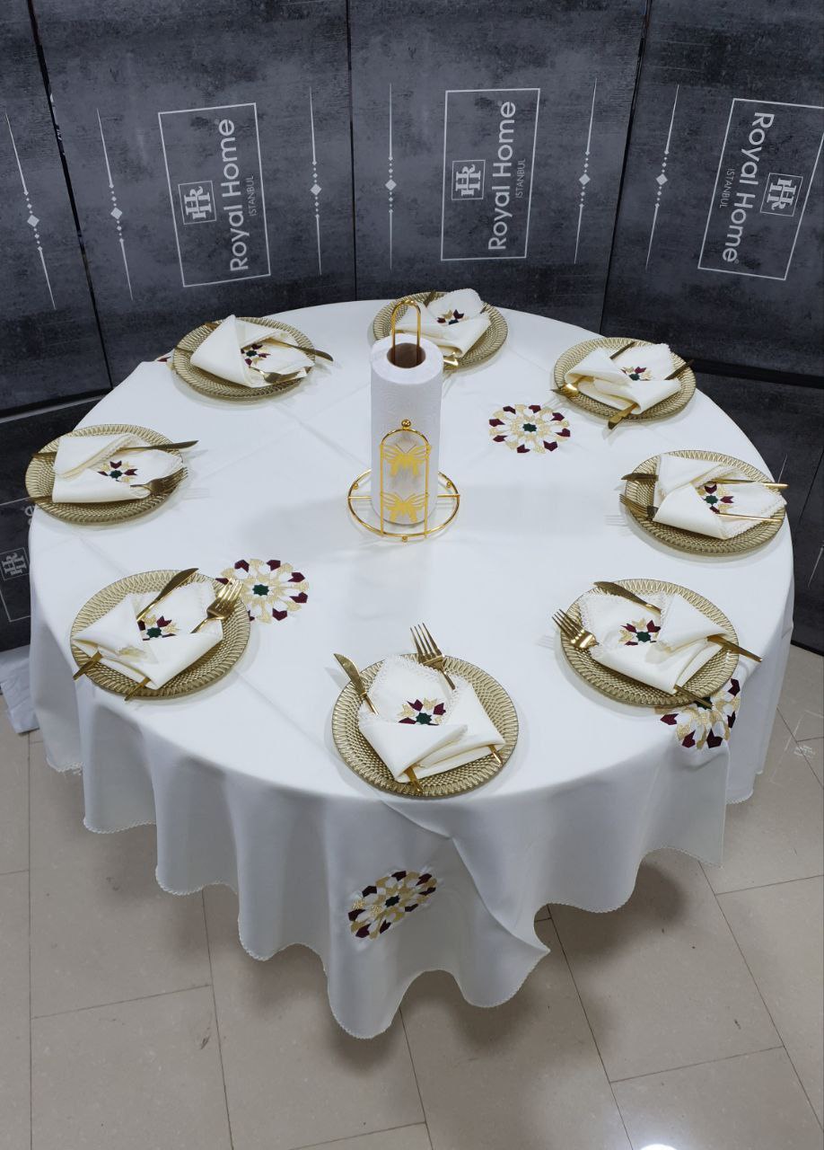 nappe de table avec serviette