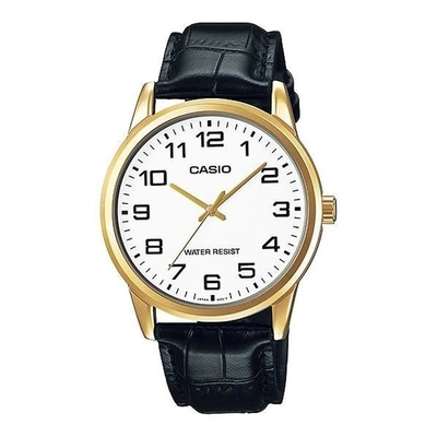 Montre Casio pour Homme - modèle MTP-V001GL-7B - bracelet en cuir