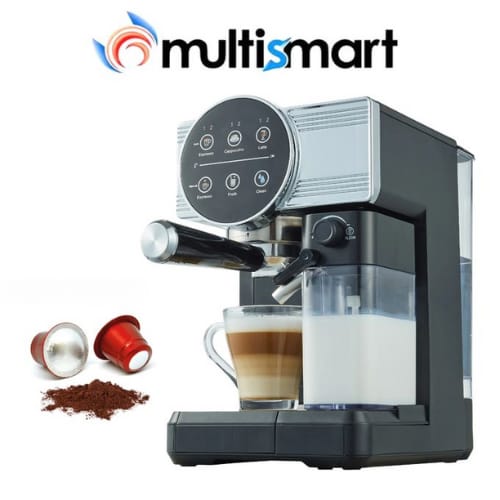 Machine à café 3en1, cafetière expresso tout en un 1.8L 1350w 20Bar Multismart MS-CF1201 (1)