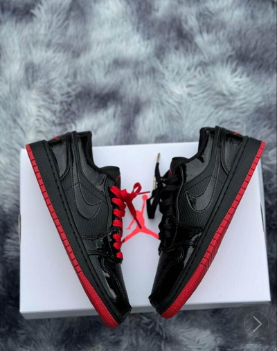 Air Jordan 1 Low "Black and Red"