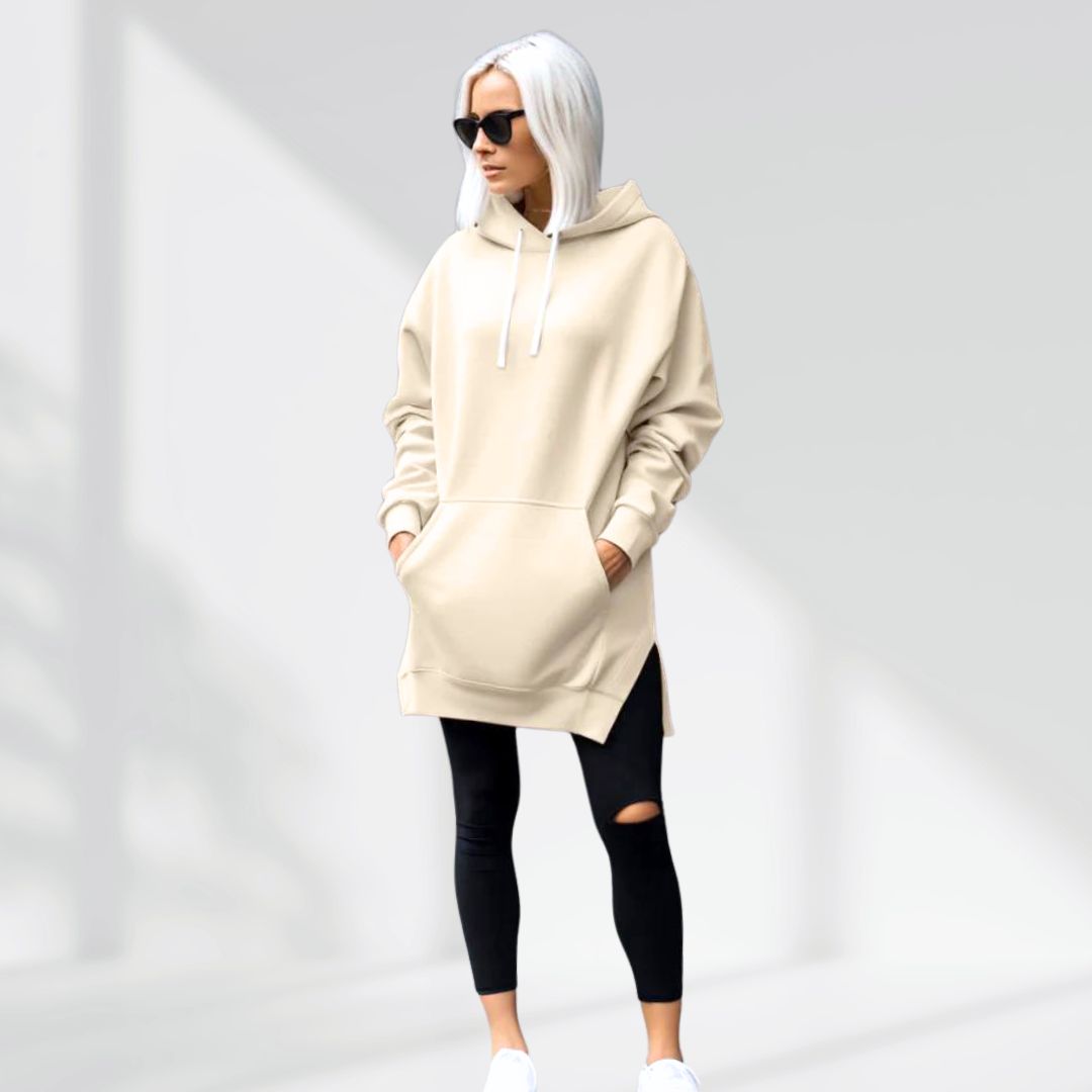 Warmy_Cream_Hoodie_Dress