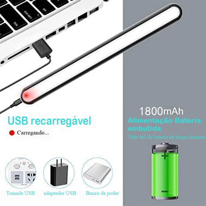 Magnetic Rechargeable Long Battery Life Touch Lamp 8
