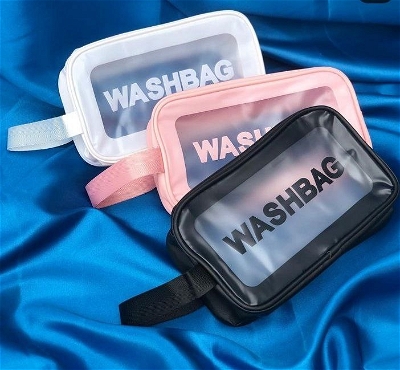 الحقيبة الشفافة عالية الجودة ومقاومة للماء لتخزين مستحضرات التجميل