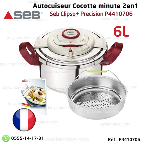 Seb Cocotte Minute - Clipso+ Précision - 6L - P4410706