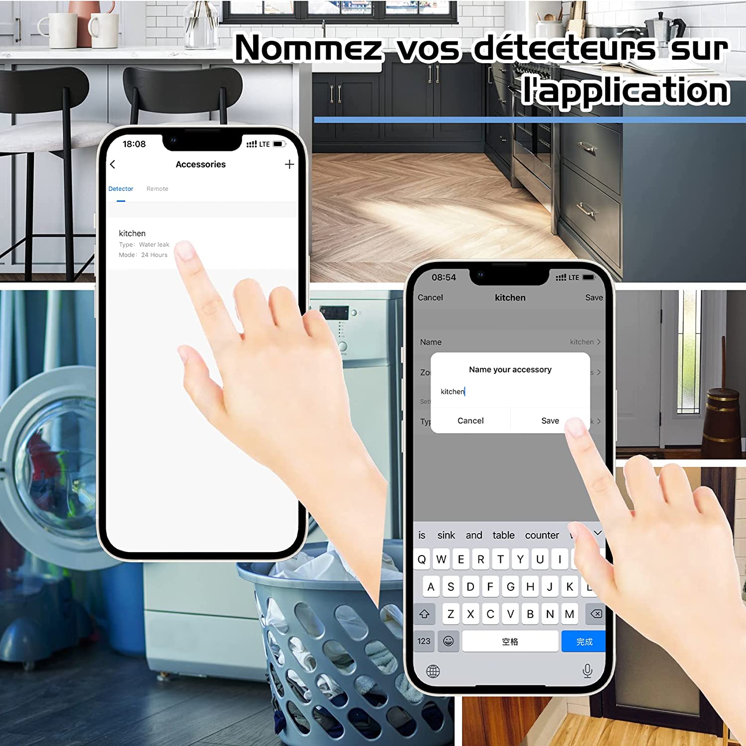 Bootikti - DENFOON WiFi Detecteur De Fuite D'eau Avec Sirène Connectée ...