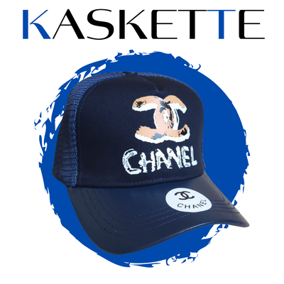 CASQUETTE CHANEL BLEU