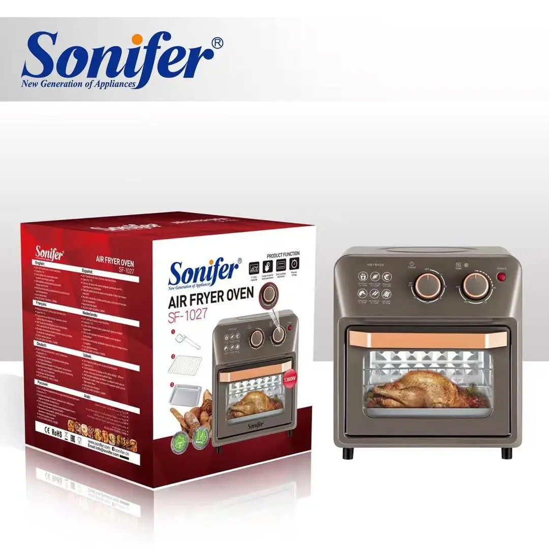 فرن قلي الطعام الهوائي Sonifer Air Fry Pan Oven Sf-1027 - metaShopJo