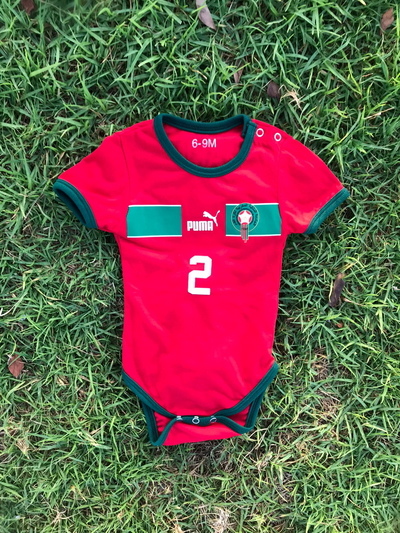 Maillot maroc Officiel pour les bébés ( HAKIMI )