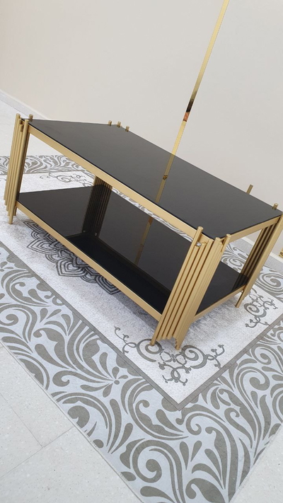 GOLDEN PACKAGE=TABLE BASSE 2 ETAGES+ TABLE JIGON 3PCS+ TAPIS D'OR GRATUIT