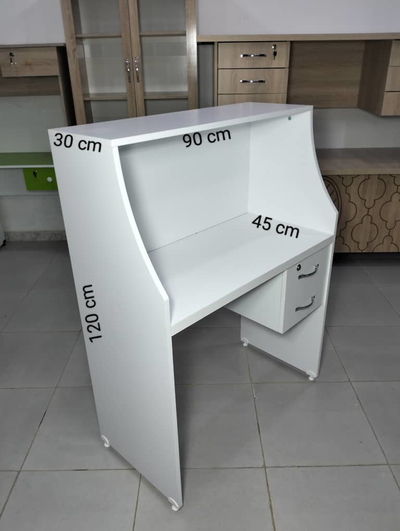 Bureau réception 0.94m Blanc