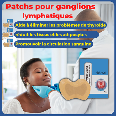 Patch thyroïde Drainage lymphatique chauffage efficace cou