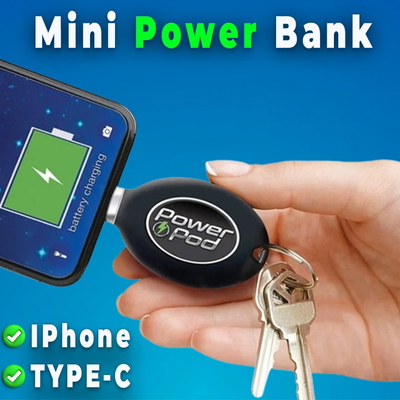 Mini Power Bank Portable 1500 mAh